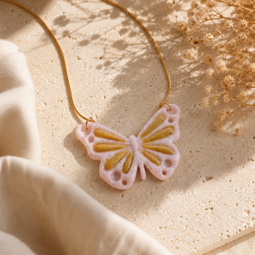 Collar Butterfly Dorado