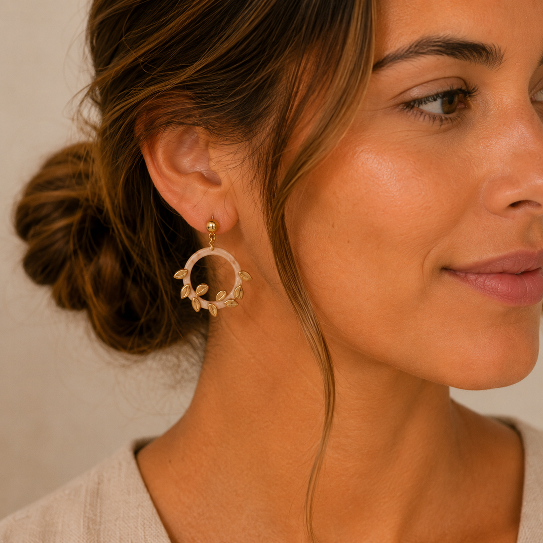 Pendientes Olympia Gold