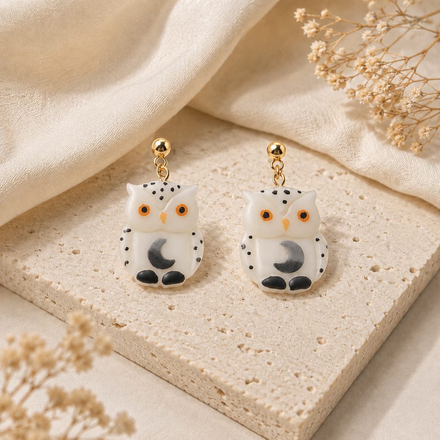 Pendientes Fantasy Owl Night