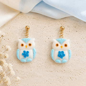 Pendientes Fantasy Owl Sky