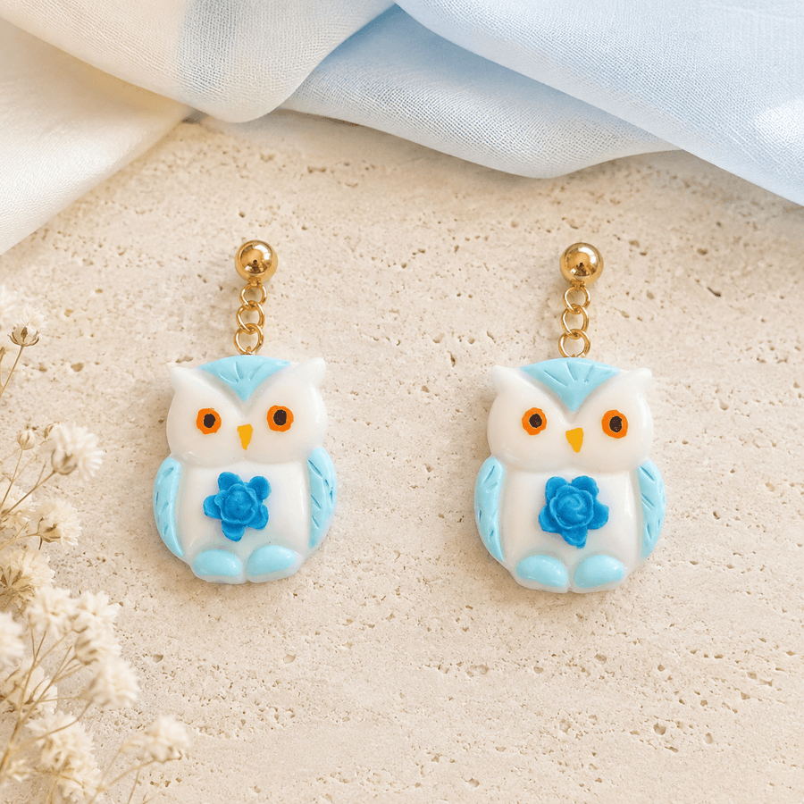Pendientes Fantasy Owl Sky
