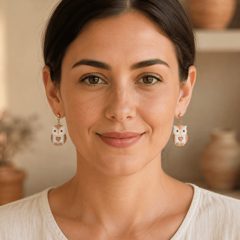 Pendientes Fantasy Owl Terra