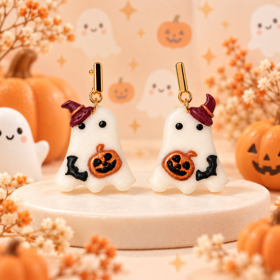 Pendientes Spooky Boo