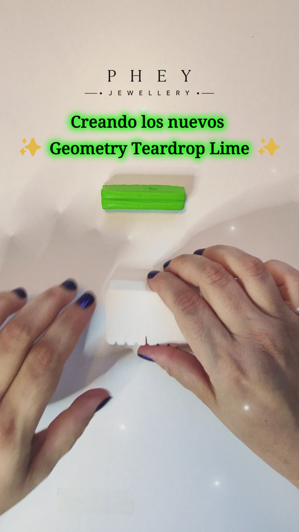 Pendientes Teardrop Geometry Lime